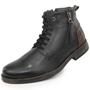 Imagem de Bota Masculina Tribo Urbana Boxer Couro Preto Ref054P RAV