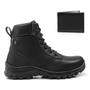 Imagem de Bota Masculina Trilha Com Carteira Hencco Coturno Estilo Adventure Confortavel Leve