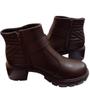 Imagem de Bota moleca coturno cano curto ref:5338.110 feminino