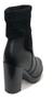 Imagem de Bota Moleca Knit Salto Alto Feminino Cor Preto