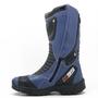 Imagem de Bota Motociclista Masculino em Couro Cano Alto Atron Shoes Azul