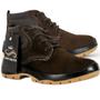 Imagem de Bota nobuck café 3 gomos bico pvc numero 44 crival