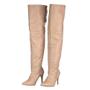 Imagem de Bota Over Knee Lisa Feminina Moda Fashion Salto e Bico Fino Cano com Dobra Estilosa