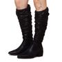 Imagem de Bota Over Stretch Fashion Cano Alto Festas de Inverno Moda Feminina