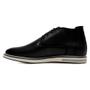 Imagem de Bota Oxford Derby Sapato Casual Masculino 100% Couro Legitimo Liso Bico Redondo