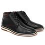 Imagem de Bota Oxford FG Esporte Fino Polo City Alpha Em Couro Nobre Preto