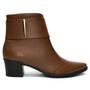 Imagem de Bota Pegada Feminina Salto Bloco Bico Fino 280501 Terracota