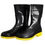 Imagem de Bota Pvc Preto/Amarelo Braco 28cm N44 CA37456 Sem Forro