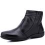 Imagem de Bota Rasteira Feminina Mr Gutt Cano Curto em Couro