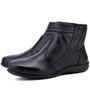 Imagem de Bota Rasteira Feminina Mr Gutt Cano Curto em Couro