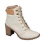 Imagem de Bota Salto com Cadarço Caprice Off White