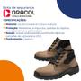 Imagem de Bota Segurança Amarrar Bracol Bae Bico Pvc Masculina Com C.a Titanium