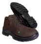 Imagem de Bota Segurança Nobuck Ps134 Café Bico Pvc Ecosafety N 38