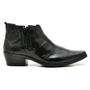 Imagem de Bota Semi Country Masculina Couro Legítimo New Texas Reta Oposta - 620 - Preto