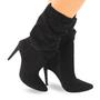 Imagem de Bota Slouchy Caroline Camurça Preta