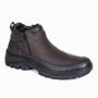 Imagem de Bota Social Cano Médio Social Masculina De Couro Legitimo Mustang Brown