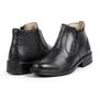 Imagem de Bota Social Masculina Zíper Lateral Difranca - 190 - Preto