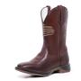 Imagem de Bota Texana Country Cano Alto Couro Legítimo Premium Bico Quadrado Western