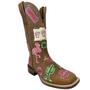 Imagem de Bota Texana Country Feminina Goyazes Couro Dallas - Ref. 236403-CF