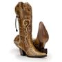 Imagem de Bota Texana Feminina Country Capelli Boots Jacaré Couro