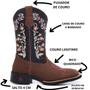 Imagem de Bota Texana Feminina Country Couro Cano Longo Western