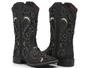 Imagem de Bota Texana Feminina Country em Couro Bico Quadrado Top HELAZZA