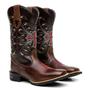 Imagem de Bota Texana Feminina Country Em Couro Cruz Ref.: Cruz