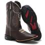 Imagem de Bota texana masculina country cano longo bico quadrado