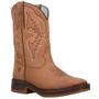 Imagem de Bota Texana Masculina Couro Bico Quadrado Conforto