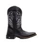 Imagem de Bota Texana Masculina Couro Country Bico Quadrado Preta Delegada