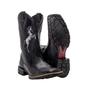 Imagem de Bota Texana Masculina Couro Country Bico Quadrado Preta Horse