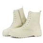 Imagem de Bota Tratorada Bege Off White Coturno Blogueira