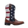 Imagem de Bota Western Masculina Bico Quadrado em Couro Texas Gold EUA Bco