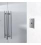 Imagem de Botao de Saida Acionador Acionamento Abertura de Portas Botoeira Inox Bt 5000 Intelbras