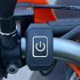 Imagem de Botão Interruptor para Guidão de Motocicleta 22mm - À Prova d'Água com Display LED e Controle de Liga/Desliga