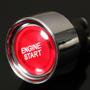 Imagem de Botão Partida Start Engine Iluminado Led Vermelho Universal