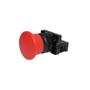 Imagem de Botão Plástico Cogumelo 40Mm Vermelho 1Nf P20Am - Metaltex