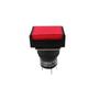 Imagem de Botão Plástico Iluminado 16mm Vermelho 220V - P16-BL2-R1