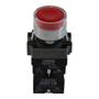 Imagem de Botão Pulsador Iluminado Vermelho 1NA+1NF M20IFR-R-1C Metaltex