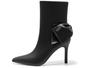 Imagem de Botas de tornozelo Coutgo de salto alto Stiletto Winter Black Women