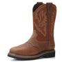 Imagem de Botas de trabalho HISEA NINGO masculinas Western Cowboy em aço/bico macio