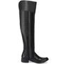 Imagem de Botas Femininas Montaria Couro Cano Longo Over The Knee Rasteira