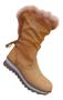 Imagem de Botas femininas, tendência casual, outono, inverno, camel - 7139