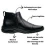 Imagem de Botas Masculinas Social Kit 2 Pares Couro Legitimo Perfeita