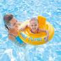 Imagem de Bote baby float intex p/ bebê de 6 a 12 meses + bomba manual