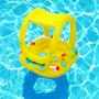Imagem de Bote boia inflável tipo fralda com cobertura bebê piscina - brizi