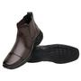 Imagem de Botina Bota Coturno Masculino Liso Leve Com Ziper  (SL7030)