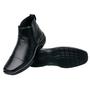 Imagem de Botina Bota Coturno Masculino Liso Leve Com Ziper  (SL7030)