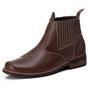 Imagem de Botina Bota Masculina Couro Country Couro café