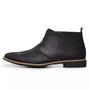 Imagem de Botina Bota Masculina Couro DR06 Preta